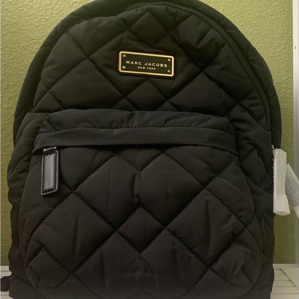 NWT Marc Jacobs Quilted Black Backpack